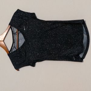 Nike Dri Fit Splatter Print Miler Workout Top